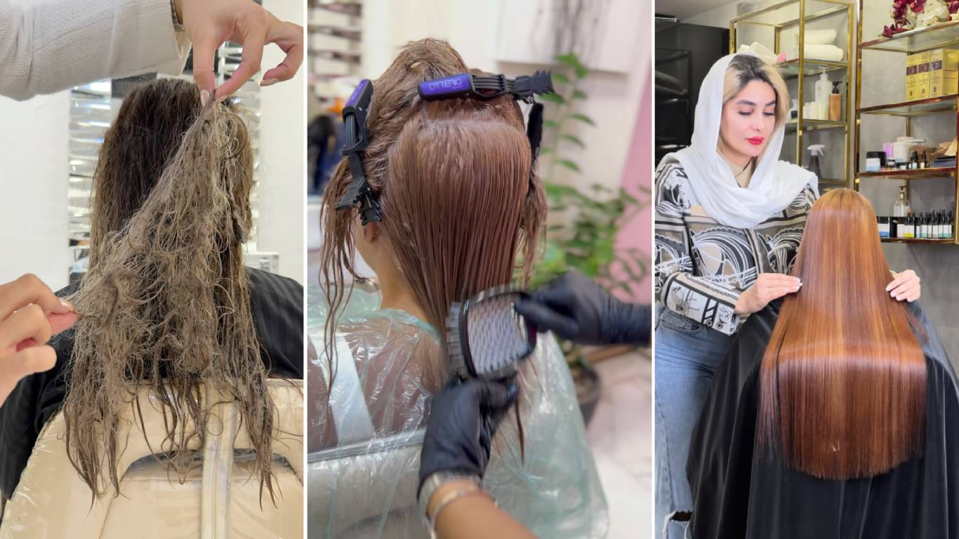 عوارض کراتینه مو (و راه‌های جلوگیری) | کراتین ایمن در سعادت‌آباد تهران